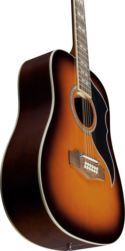 12 String Ranger VR XII by Eko | Dreadnought | Fishman Sonitone Preamp With Volume and Tone Control | Honey Burst