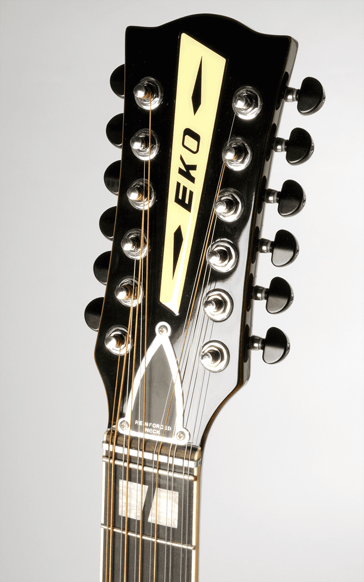 12 String Ranger VR XII by Eko | Dreadnought | Fishman Sonitone Preamp With Volume and Tone Control | Honey Burst