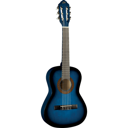 EKO CS-2 Blue Burst | 1/2 Classical Guitar by Eko Guitars | Gig Bag Included | Great Beginner Guitar