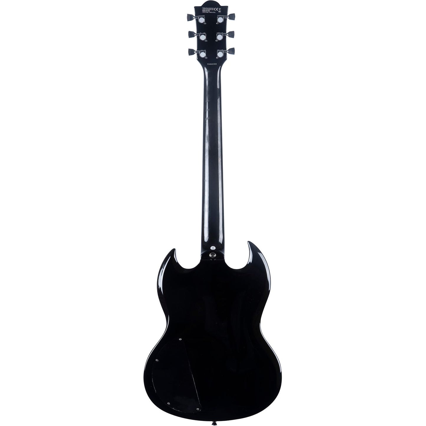EKO DV300 Electric Guitar | Black Finish | Double Cut | High-Output Humbucking Pickups