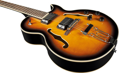 EKO JAZZ | Sunburst | Type Hollowbody Jazz Single Cut-Electric Guitar