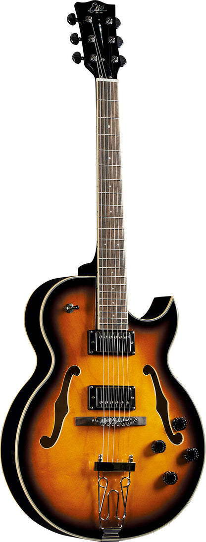 EKO JAZZ | Sunburst | Type Hollowbody Jazz Single Cut-Electric Guitar