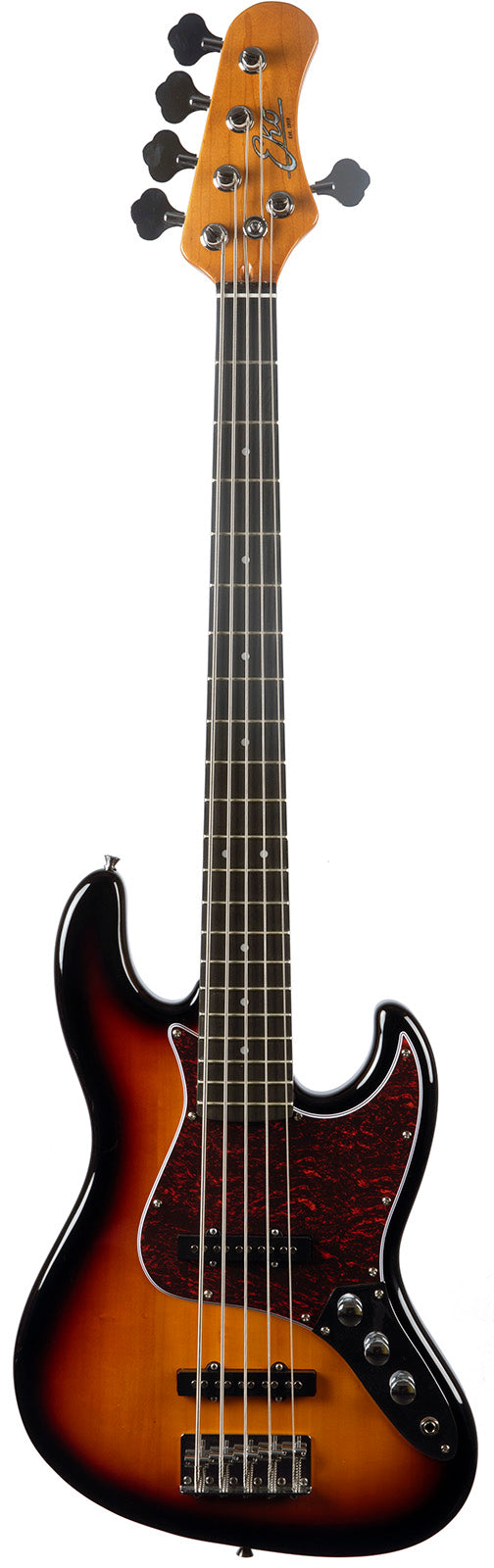 EKO JB 300 | Sunburst финиш | 5-струнна Type JB винтидж-Електрическа бас китара