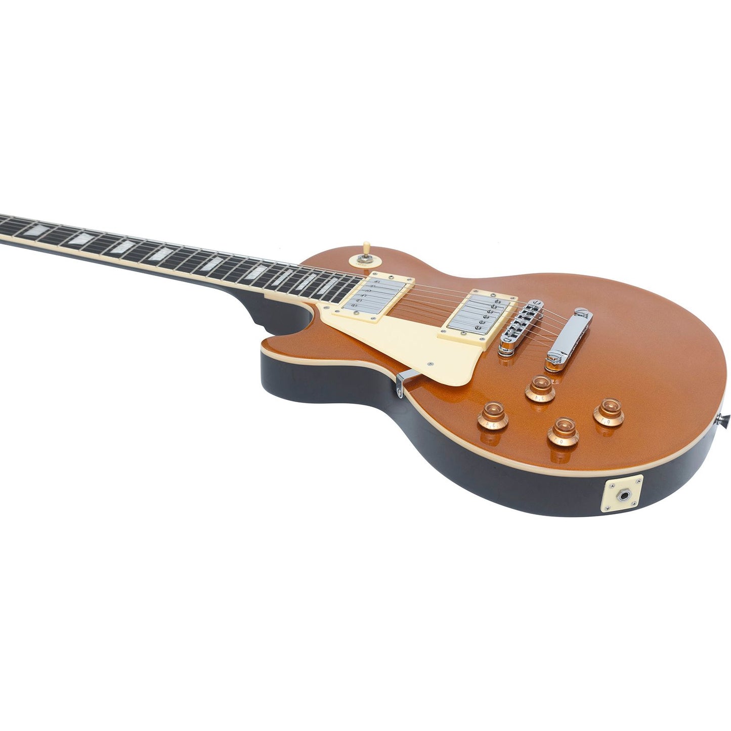EKO LS300-LH Electric Guitar | Humbucker Pickups | Single Cut | Left-Handed | Gold Finish