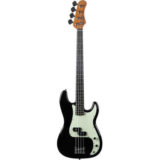 EKO PB300 Bass Guitar | Black Finish | Perfect for Beginners