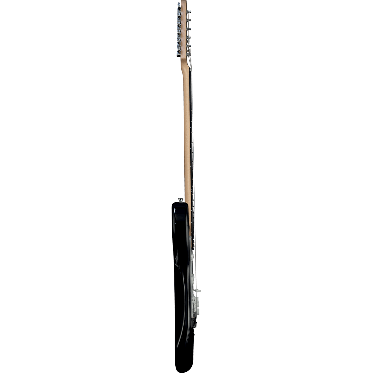 EKO S300BLK Electric Guitar |  Gloss Black Finish | Tremolo | 3 Single Coil Pickups | Includes Free Guitar Cable