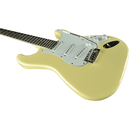 EKO S300CRM Electric Guitar |  Cream Finish | Tremolo | 3 Single Coil Pickups | Includes Free Guitar Cable