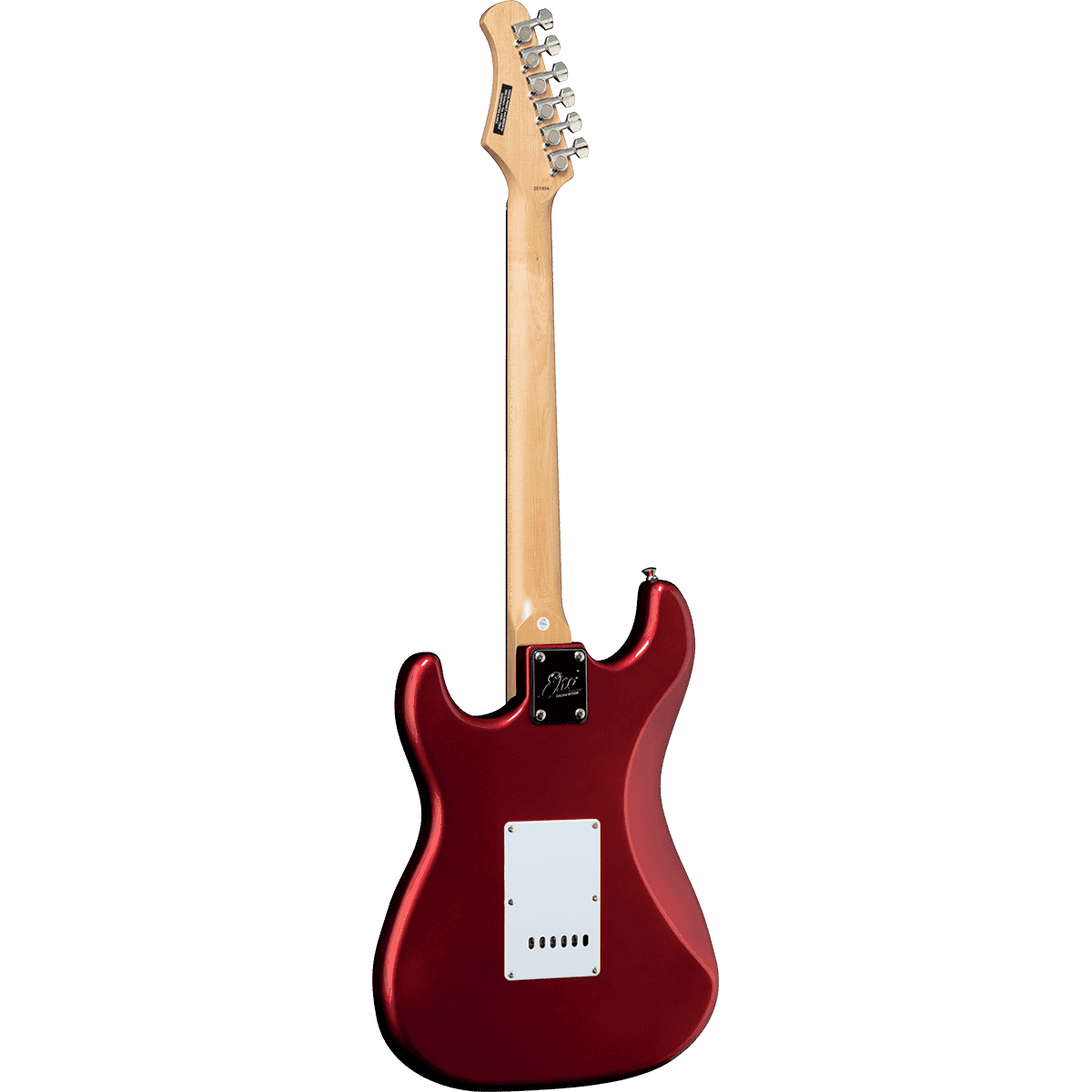 EKO S300RED Electric Guitar |  Candy Red Finish | Tremolo | 3 Single Coil Pickups | Includes Free Guitar Cable
