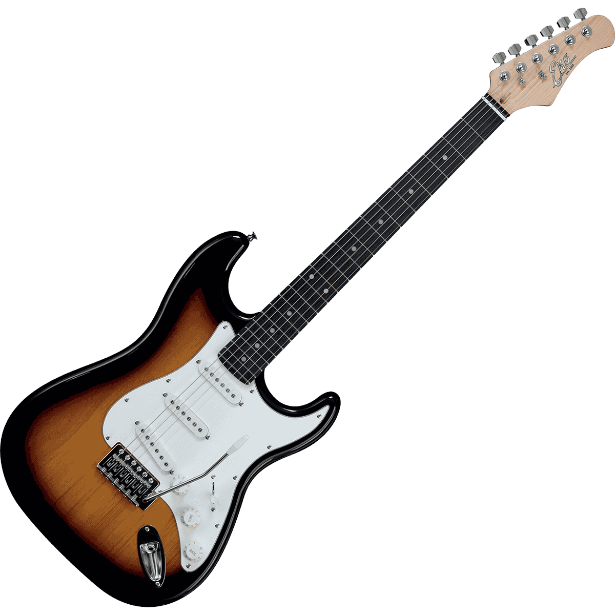 EKO S300SB Electric Guitar |  Sunburst Finish | Tremolo | 3 Single Coil Pickups | Includes Free Guitar Cable