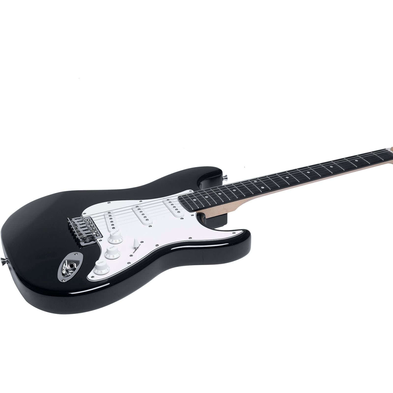 EKO ST100 3/4 Electric Guitar | Black Finish | Tremolo Bridge | 3 Single Coil Pickups