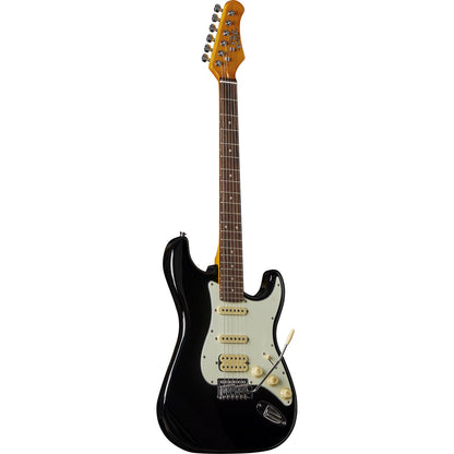 EKO ST350 Electric Guitar | Tremolo Bridge | HSS Pickup Configuration | Black