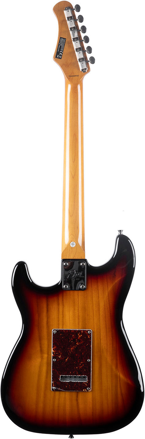 EKO ST 401 | Sunburst финиш | Лека електрическа китара тип Strat с кленов гриф