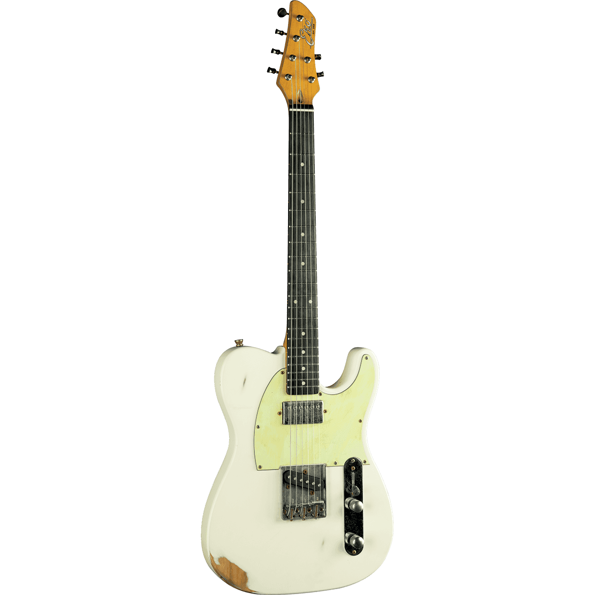 EKO Tero Relic Olympic White Telecaster Type Electric Guitar