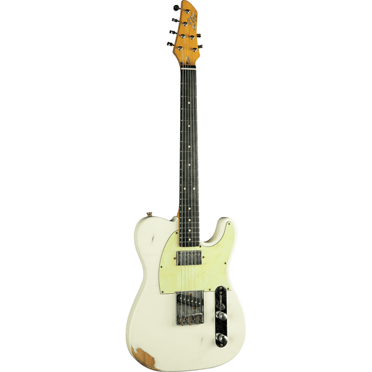 EKO Tero Relic Olympic White Telecaster Type Electric Guitar