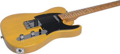EKO TL 401 | Butterscotch финиш | Лека електрическа китара тип Tele с кленов гриф