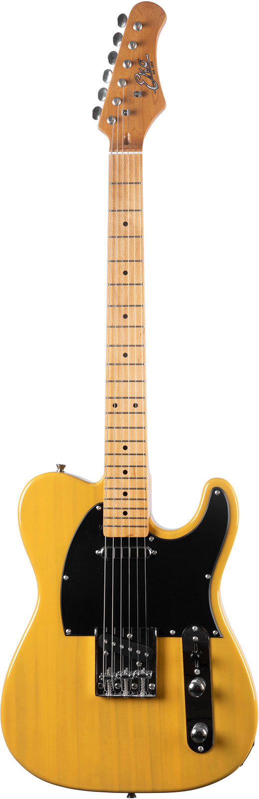 EKO TL 401 | Butterscotch финиш | Лека електрическа китара тип Tele с кленов гриф