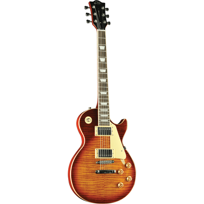 EKO VL480-CSB Electric Guitar | Cherry Sunburst Finish | Humbucker Pickups | Les Paul Shape
