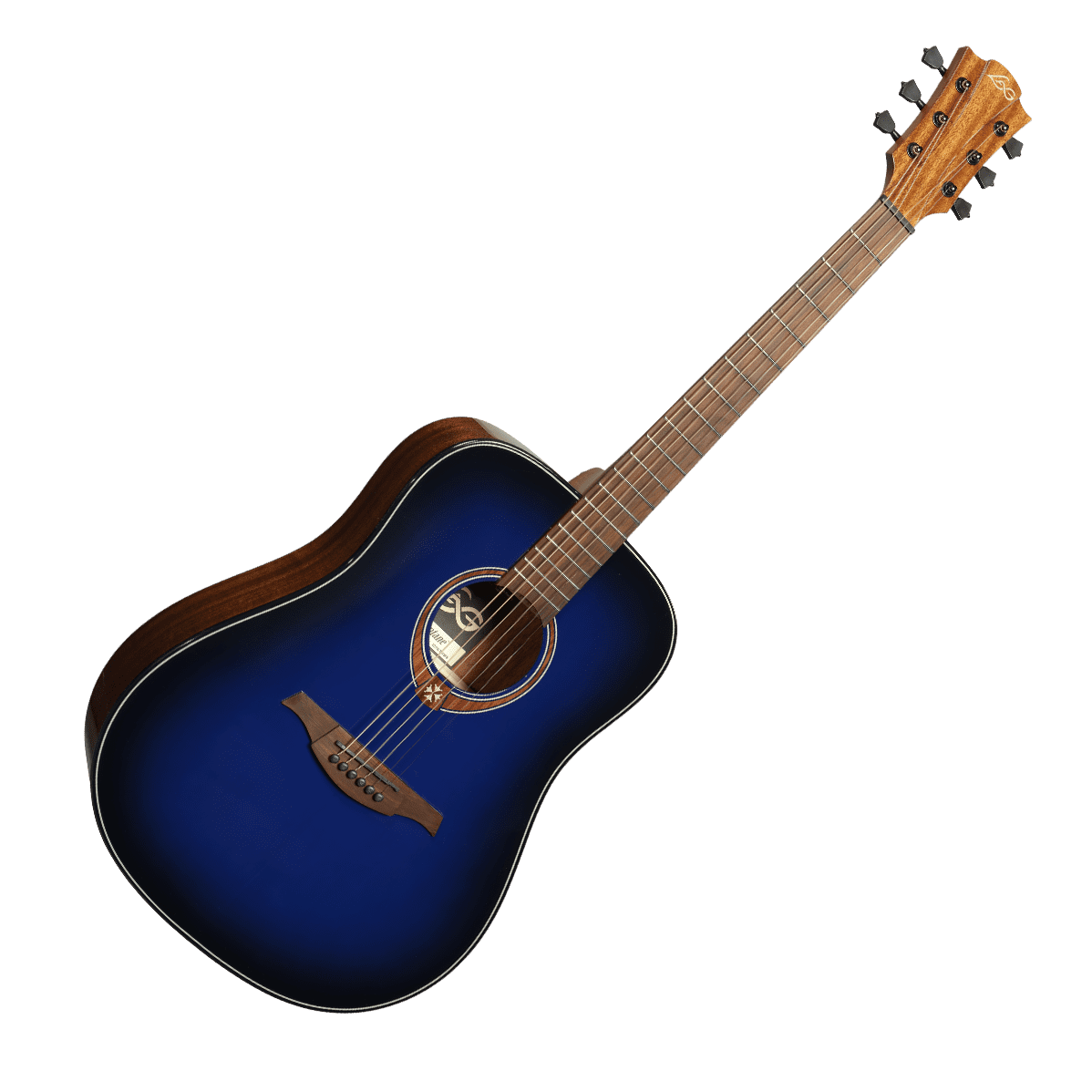 LÂG Tramontane | Plava | Dreadnought posebno izdanje Burst akustična gitara