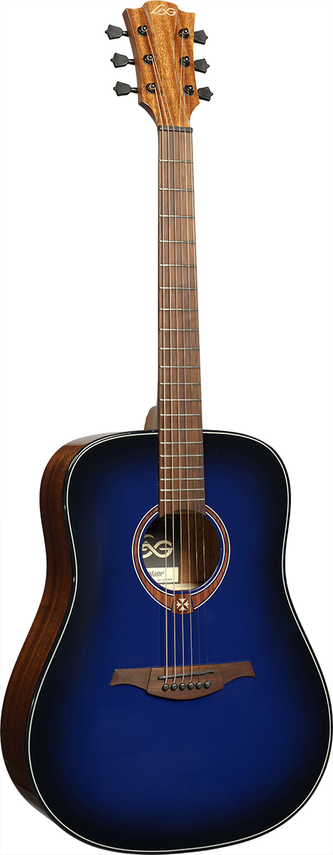 LÂG Tramontane | Син | Dreadnought Special Edition Burst Акустична китара