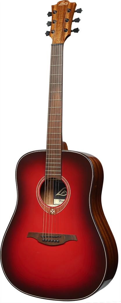 LÂG Tramontane | Червен | Dreadnought Special Edition Burst Акустична китара