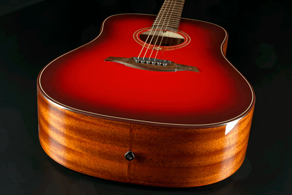 LÂG Tramontane | Червен | Dreadnought Special Edition Burst Акустична китара