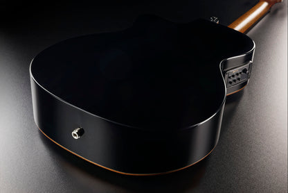 LÂG T118ABCE Tramontane | Fekete | 118 auditorium bevel cutaway LTD elektroakusztikus gitár