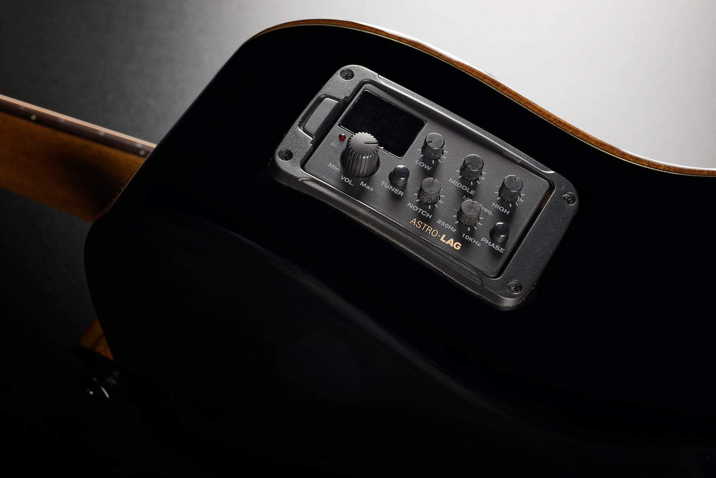 LÂG T118ABCE Tramontane | Fekete | 118 auditorium bevel cutaway LTD elektroakusztikus gitár