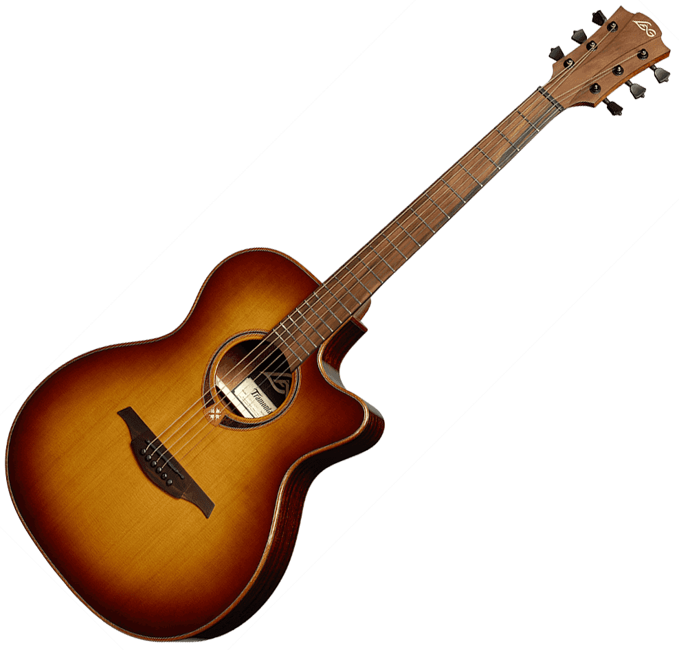 LÂG T118ACE | Auditorium Cutaway Electro-Acoustic Brown Shadow Electro-Acoustic Guitar