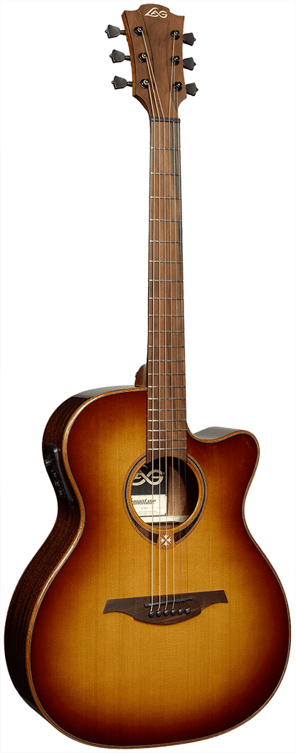 LÂG T118ACE | Auditorium Cutaway Electro-Acoustic Brown Shadow Electro-Acoustic Guitar