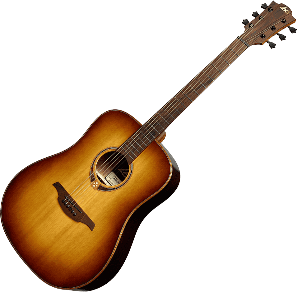 LÂG T118D | Dreadnought brązowy shadow gitara akustyczna