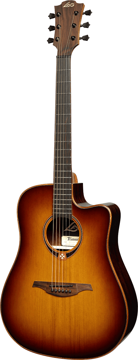 LÂG T118DCE | BRS Dreadnought Cutaway Electro-Acoustic Brown Shadow Electro-Acoustic Guitar