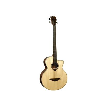 Electroacoustic Bass Guitar by Lâg | GLA T177BCE | Cedar Top