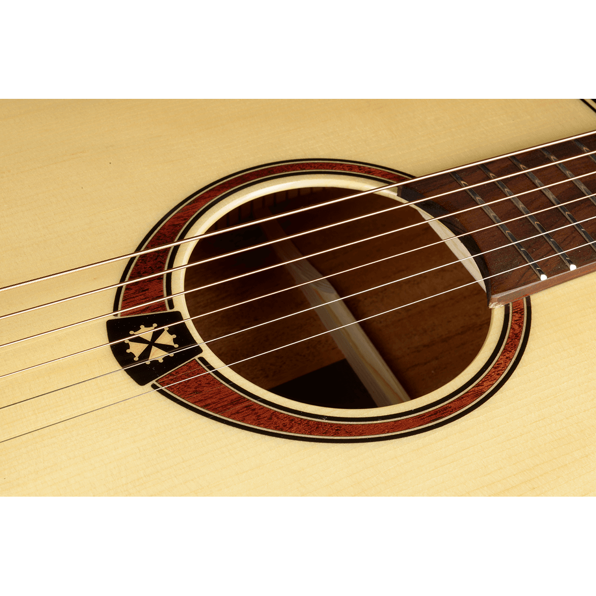 Steel Strings Dreadnought Acoustic Guitar Tramontane 88 by Lag | Natural Finish