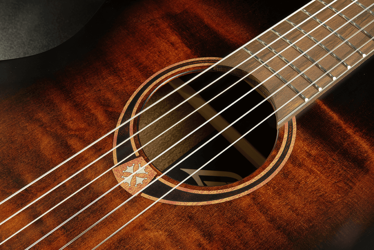 LÂG TN70A Tramontane | Crna | Najlonske žice auditorium klasična gitara