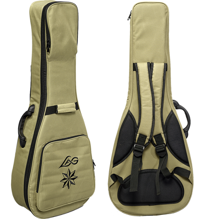 ​Sauvage Travel Acoustic Guitar by Lâg | Includes Case | GLA TRAVEL-RCS | Solid Red Cedar