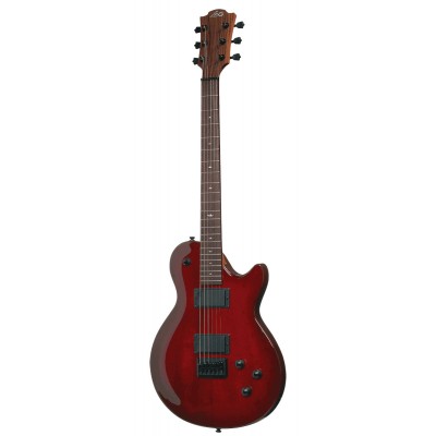 Red Old Port Shadow Imperator Electric Guitar by Lâg | I100-OPS