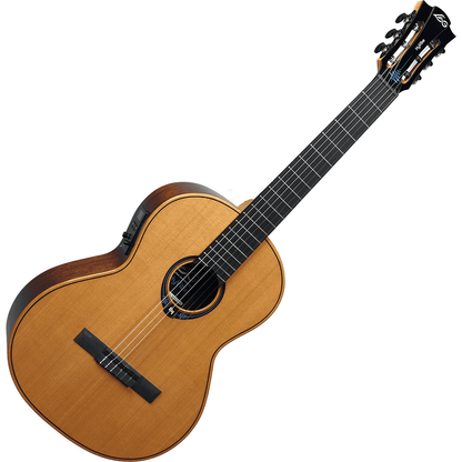 Lâg Hyvibe 15 Classical Guitar | Nylon String Smart Guitar | HyVibe Electronic System with Multi-Effects | Including Case | CHV15E