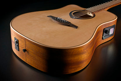 LÂG HyVibe | 10 dreadnought cutaway ηλεκτροακουστική Lefty Ηλεκτροακουστική κιθάρα