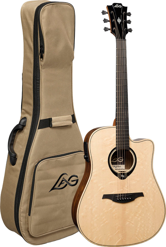 LÂG HyVibe | 30 Dreadnought електроакустична китара с cutaway