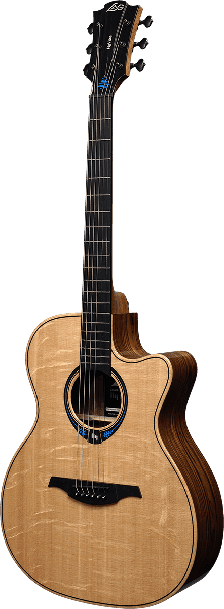 LÂG Tramontane HyVibe | 30 auditorium cutaway gitara elektroakustyczna