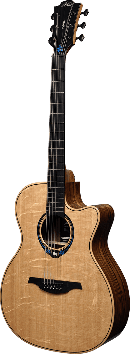 LÂG Tramontane HyVibe | 30 auditorium cutaway gitara elektroakustyczna