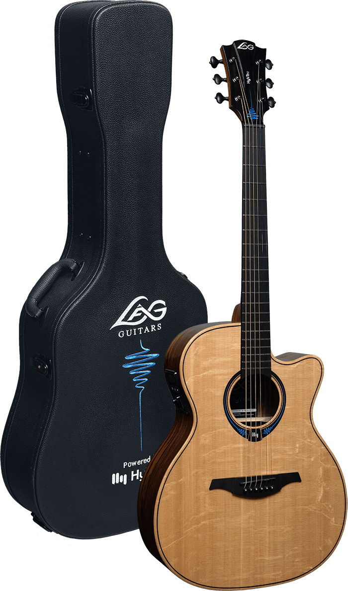 LÂG Tramontane HyVibe | 30 auditorium cutaway gitara elektroakustyczna