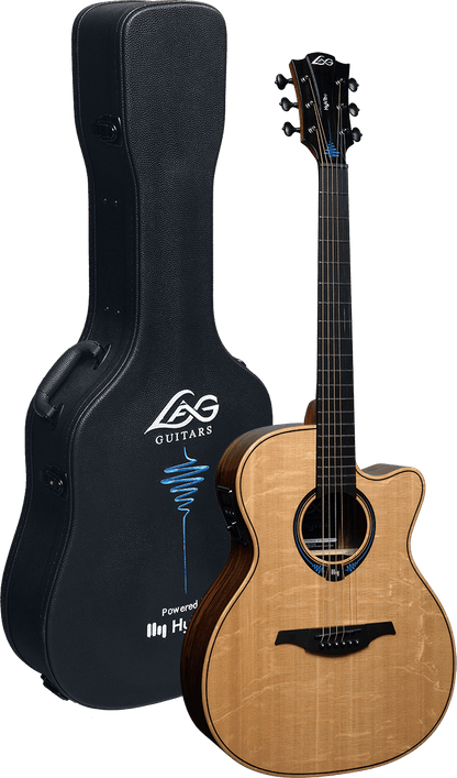 LÂG Tramontane HyVibe | 30 auditorium cutaway gitara elektroakustyczna