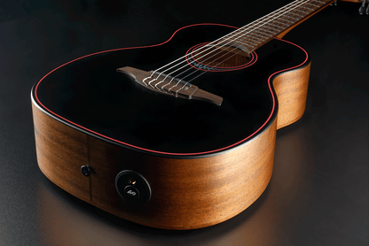 LÂG BlueWave | 1 struny nylonowe Travel Classical gitara elektroakustyczna