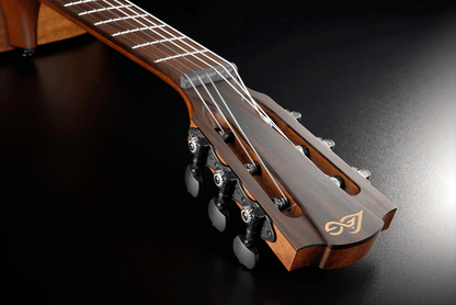 LÂG BlueWave | 1 najlonske žice Travel elektroakustična smeđa klasična gitara
