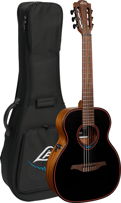 LÂG BlueWave | 1 struny nylonowe Travel Classical gitara elektroakustyczna