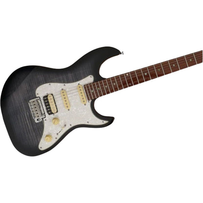 Sire Larry Carlton S7 Electric Guitar | HSS Pickup Configuration | Edgeless™ Fingerboard | Transparent Black