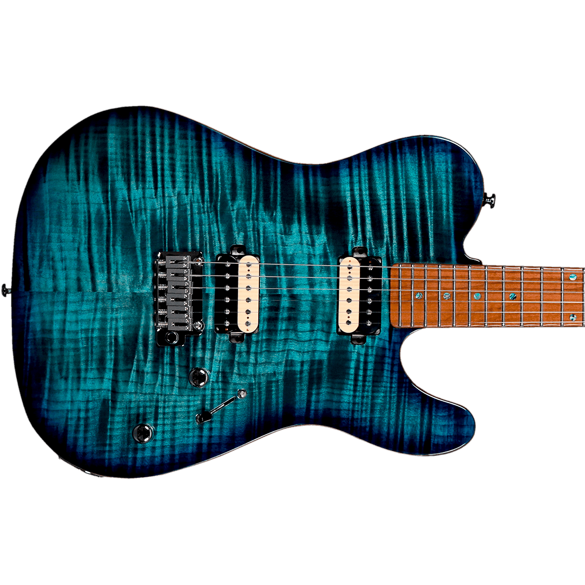 Sire Larry Carlton T7 Electric Guitar | HH Pickup Configuration | Edgeless™ Fingerboard | Transparent Blue
