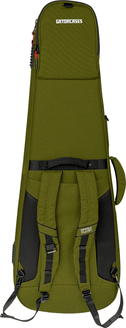 GATOR CASES G-ICONELECTRIC-GRN | Zelena | Mekani kofer G-ICON for električna gitara Khaki torba za gitaru