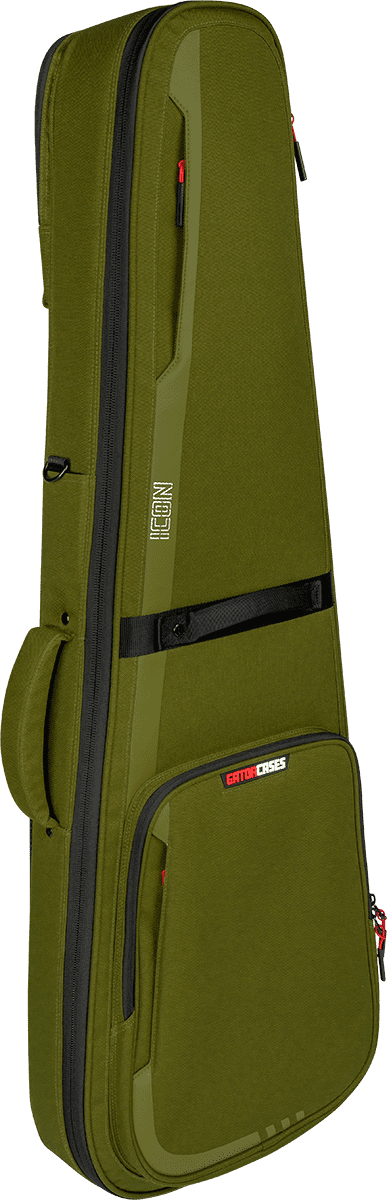 GATOR CASES G-ICONELECTRIC-GRN | Zelena | Mekani kofer G-ICON for električna gitara Khaki torba za gitaru